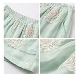 Allure 2-Piece Light Green Cheongsam Set