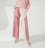 Vintage Mori Elastic Waist Wide Leg Pants