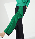 Vintage Mori Elastic Waist Wide Leg Pants