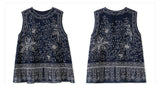 Silk Dahlia Amazing Qipao Cheongsam Vest Top