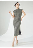 Pleated Cora Elegant Qipao Cheongsam