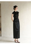 Quartz Night Dress Satin Cheongsam
