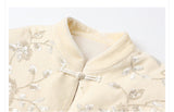 Allegro Lace Embroidered Winter Cheongsam Coat
