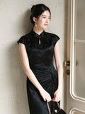 Quartz Night Dress Satin Cheongsam