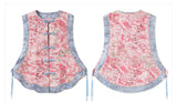 Phoenix Fascinating Embroidery Qipao Cheongsam Vest Top