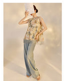Nina Cute Qipao Cheongsam Vest Top