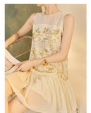 Demi Blooming Embroidery Qipao Cheongsam