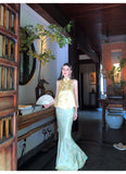 Kinley Lovely Embroidery Qipao Cheongsam Top