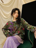 Silk Janelle Magnificent Qipao Cheongsam Top