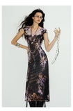 Olive Spectacular Qipao Cheongsam Two Piece
