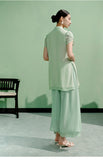Callie Cute Embroidery Qipao Cheongsam Top