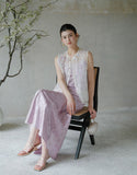 Kayla Shining Qipao Cheongsam Embroidery Two Piece