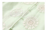 Allure 2-Piece Light Green Cheongsam Set