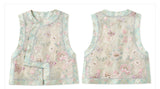 Silk Angelina Exquisite Embroidery Qipao Cheongsam Vest Top