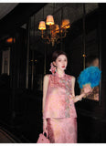 Allie Luxe Mood Qipao Cheongsam Three Piece