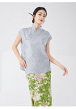 Pleated Peyton Appealing Qipao Cheongsam Top