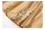 Amina Charming Embroidery Qipao Cheongsam Two Piece