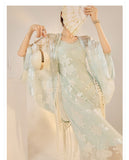 Elsa Silken Bloom Qipao Cheongsam Two Piece