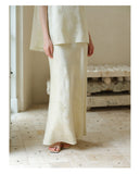 Vogue 2-Piece Light Green Silk Cheongsam Top