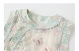 Silk Angelina Exquisite Embroidery Qipao Cheongsam Vest Top