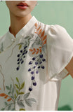 Callie Cute Embroidery Qipao Cheongsam Top
