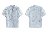 Luisa Sparks Embroidery Qipao Cheongsam Top