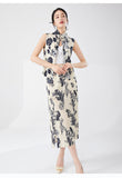 Pleated Everleigh Captivating Qipao Cheongsam Two Piece