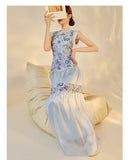 Makenzie Beautiful Embroidery Qipao Cheongsam