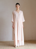 Ranunculus 2-Piece Camellia Pink Cheongsam Dress