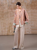 Juliana Olive Yellow Embroidered Cheongsam Top