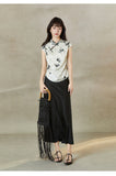 Isabel Festive Embroidery Qipao Cheongsam Top