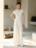 Odette Apricot Jade Slim Fit Cheongsam Top
