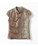Silk Camilla Graceful Qipao Cheongsam Top