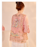 Palmer Appealing Embroidery Qipao Cheongsam Vest Top