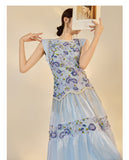 Makenzie Beautiful Embroidery Qipao Cheongsam