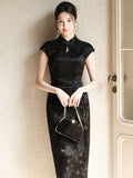 Quartz Night Dress Satin Cheongsam