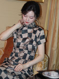Fluorite Sunset Encounter Modern Cheongsam