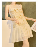 Demi Blooming Embroidery Qipao Cheongsam