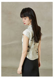 Isabel Festive Embroidery Qipao Cheongsam Top