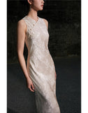 Gracelyn Elegant Embroidery Qipao Cheongsam