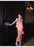 Allie Luxe Mood Qipao Cheongsam Three Piece