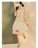 Demi Blooming Embroidery Qipao Cheongsam