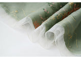 Dragon Light Green Embroidered Cheongsam Dress