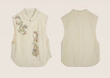 Miley Marvelous Embroidery Qipao Cheongsam Vest Top