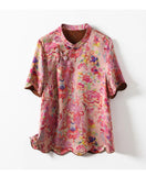 Silk Rowan Grand Qipao Cheongsam Top