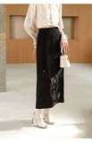 Fuchsia 2-Piece Sandalwood Short Coat Skirt Cheongsam