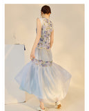 Makenzie Beautiful Embroidery Qipao Cheongsam