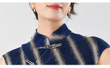 Pleated Eva Charming Qipao Cheongsam
