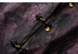 Organza Dark Red Jacquard Cheongsam Vest