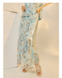 Larkspur Good-Looking Qipao Cheongsam Two Piece